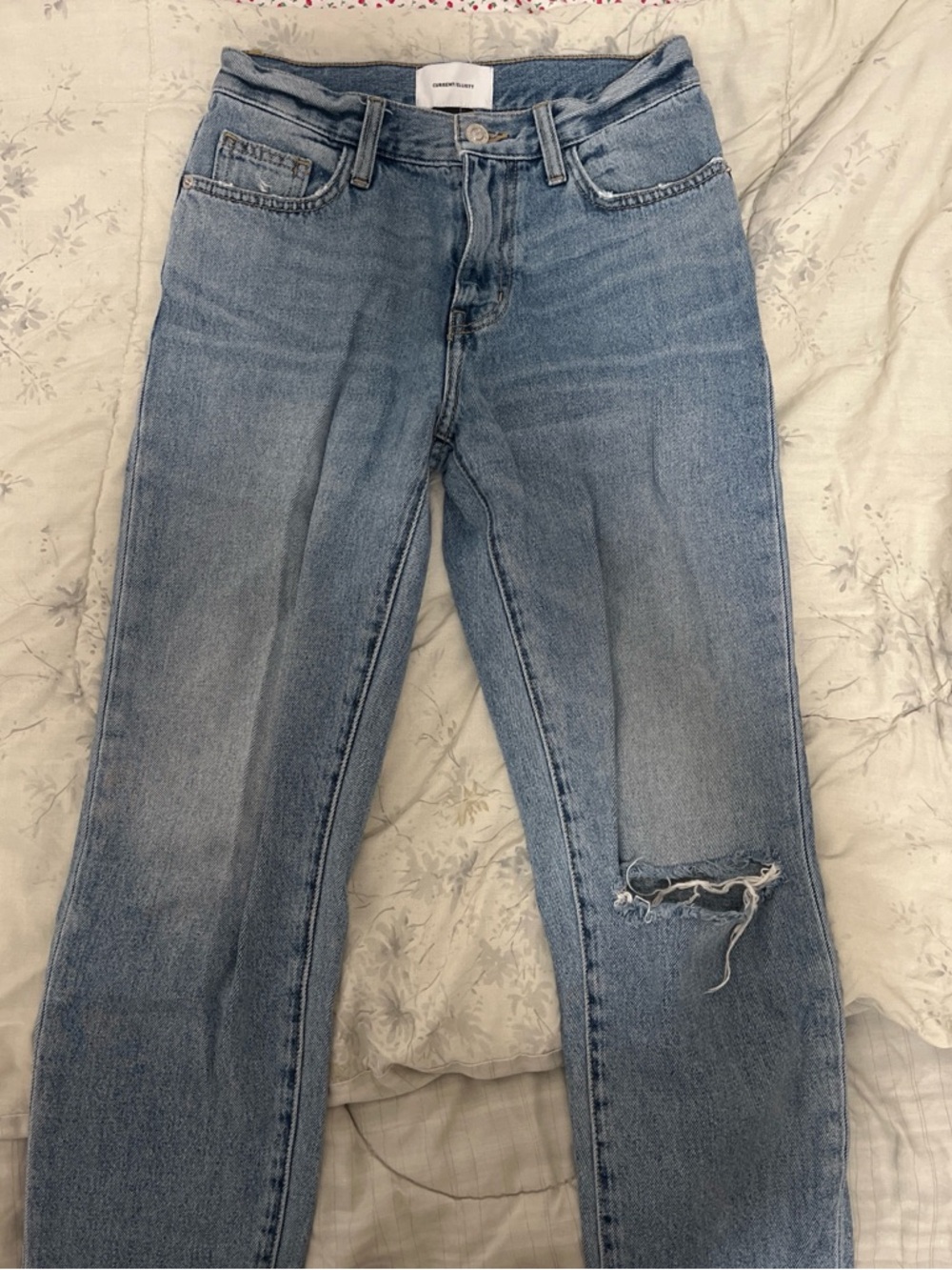 Current/Elliott Light Blue Denim Jeans
